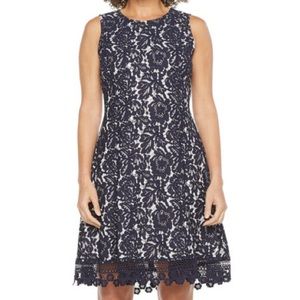 BNWT Donna Ricco lace fit & flare dress 16